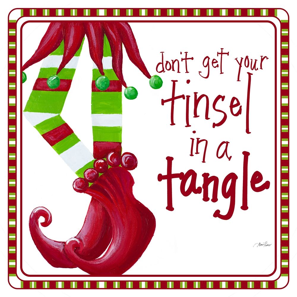 Tinsel in aTangle art print by Gina Ritter for $57.95 CAD