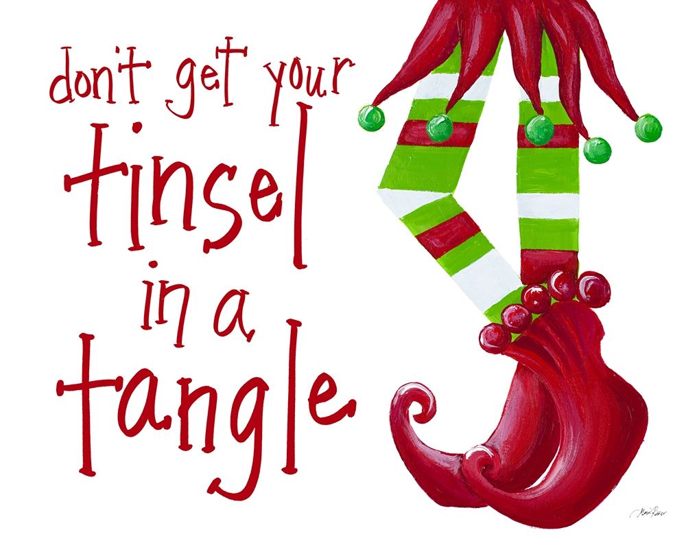 Dont Get Your Tinsel in a Tangle art print by Gina Ritter for $57.95 CAD