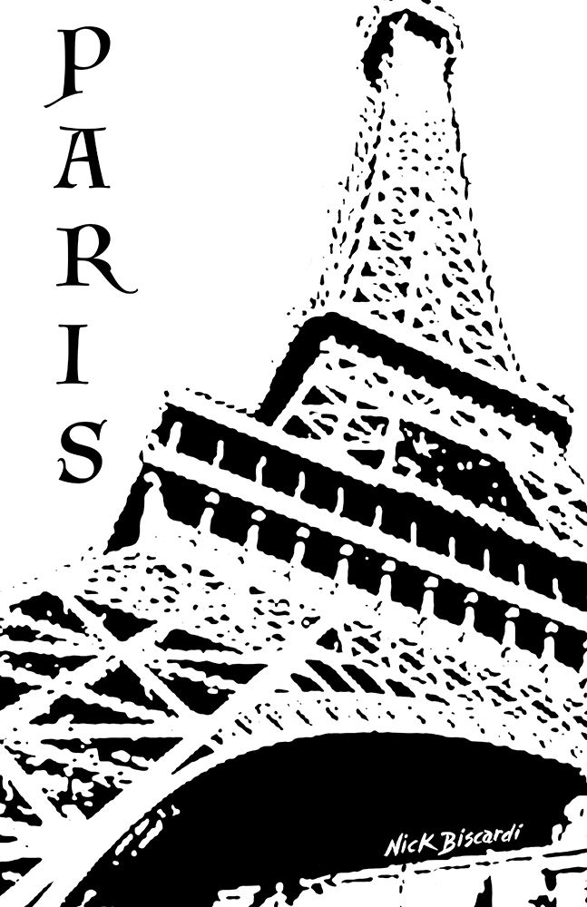 Modern Paris III art print by Nicholas Biscardi for $57.95 CAD