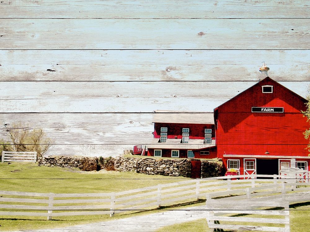 Farm Fence art print by Nicholas Biscardi for $57.95 CAD
