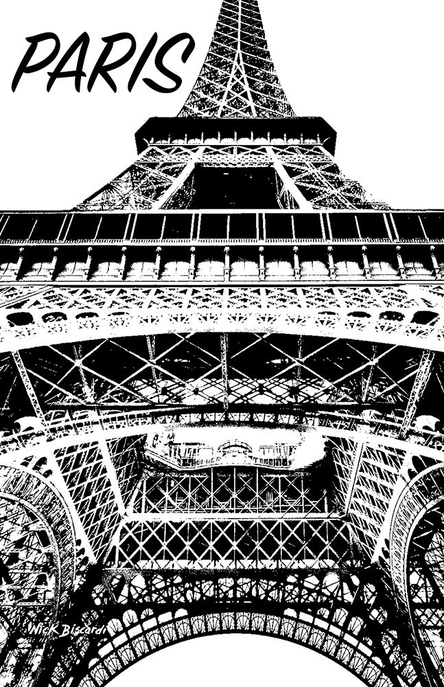 Modern Paris IV art print by Nicholas Biscardi for $57.95 CAD