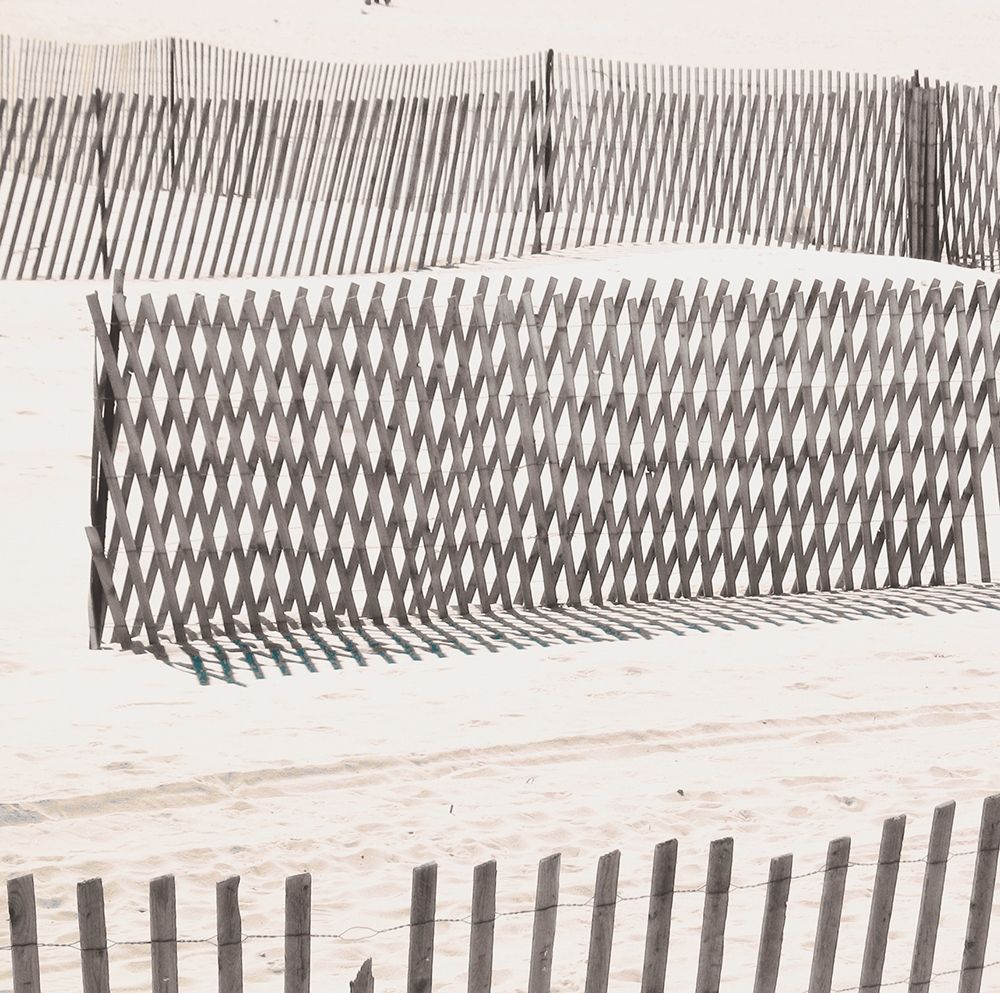 Beach Fence art print by Nicholas Biscardi for $57.95 CAD