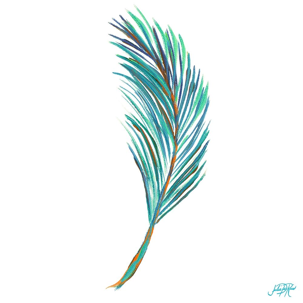 Punchy Palm Leaves I art print by Julie DeRice for $57.95 CAD