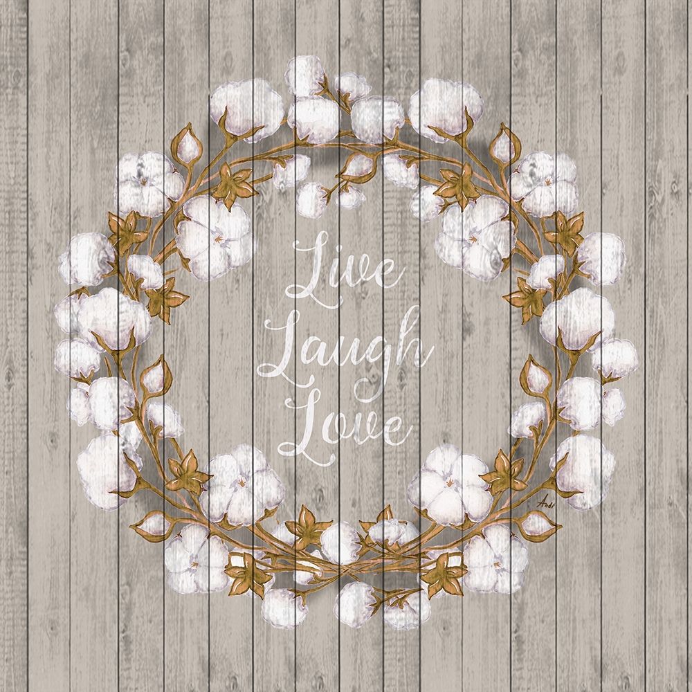 Cotton Wood Wreath art print by Andi Metz for $57.95 CAD
