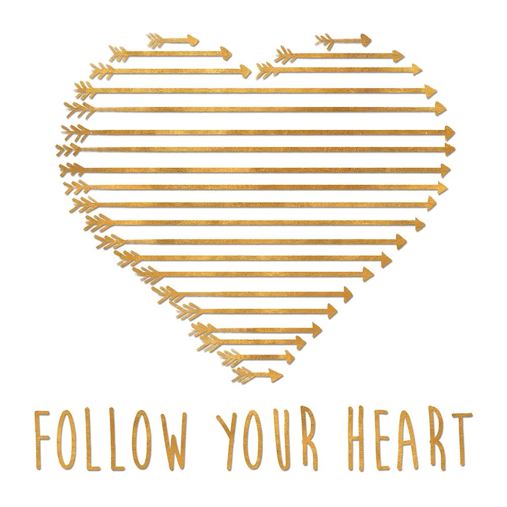 Follow Your Heart art print by SD Graphics Studio for $57.95 CAD