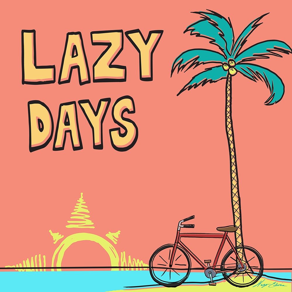 Lazy Days art print by Hugo Edwins for $57.95 CAD