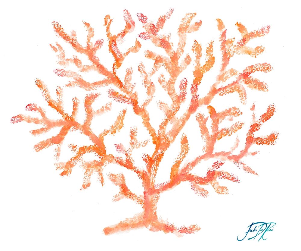 Coral I art print by Julie DeRice for $57.95 CAD