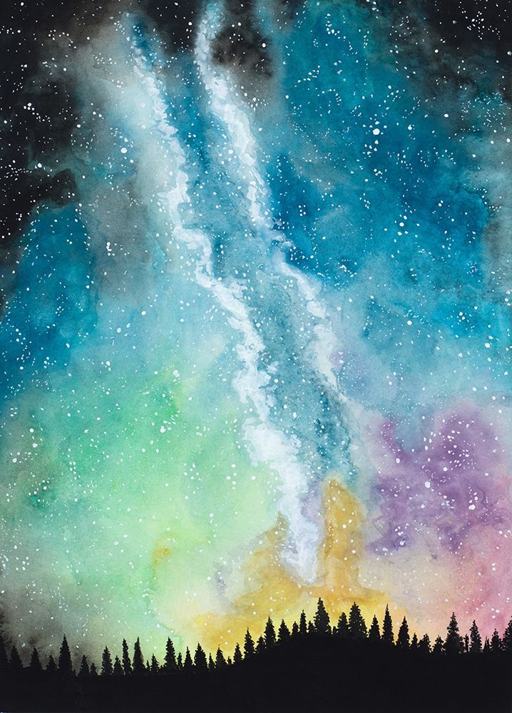 Magical Night Sky art print by Amaya for $57.95 CAD