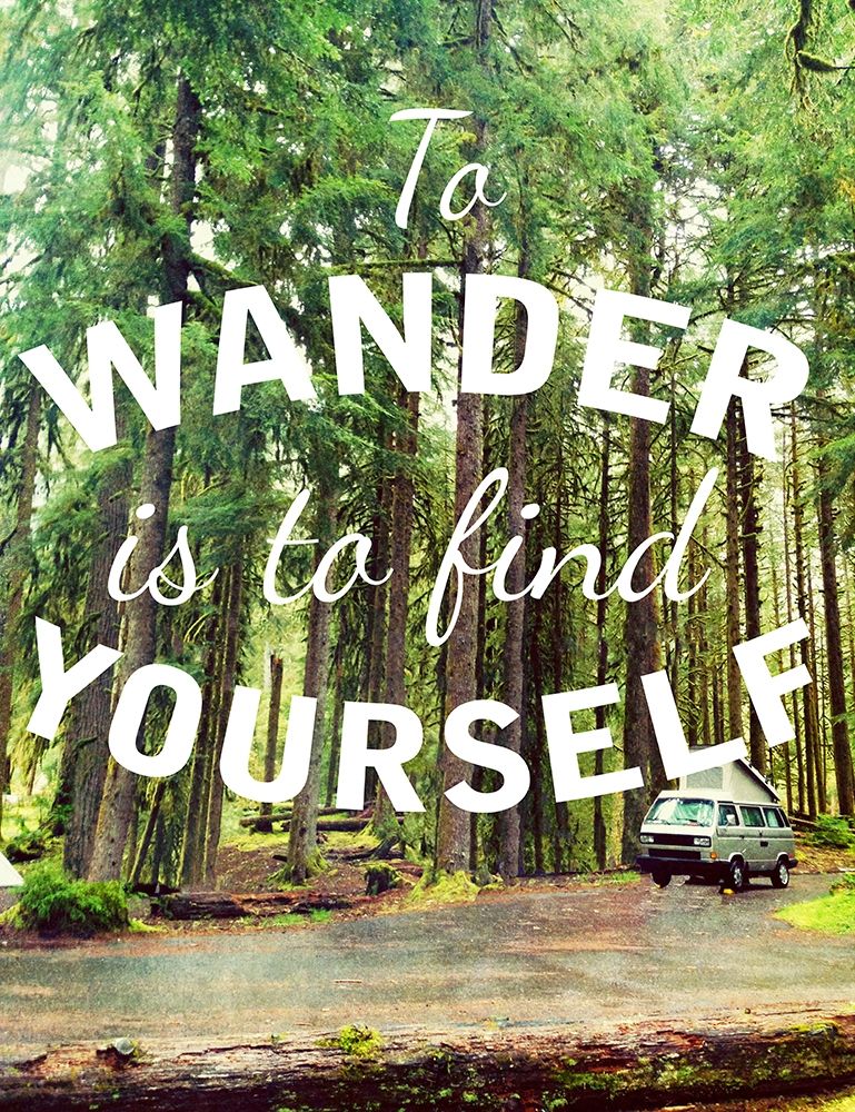 Wandering to Find Yourself art print by Kali Wilson for $57.95 CAD
