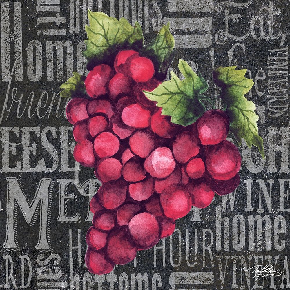 Wine Grapes IV art print by Mary Beth Baker for $57.95 CAD