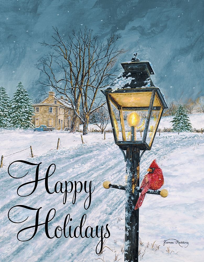Happy Holidays art print by James Redding for $57.95 CAD