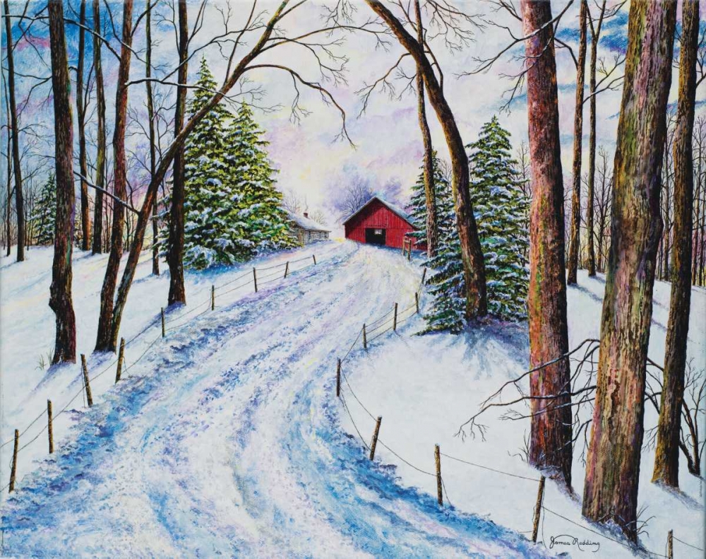 Winters Glow art print by James Redding for $57.95 CAD