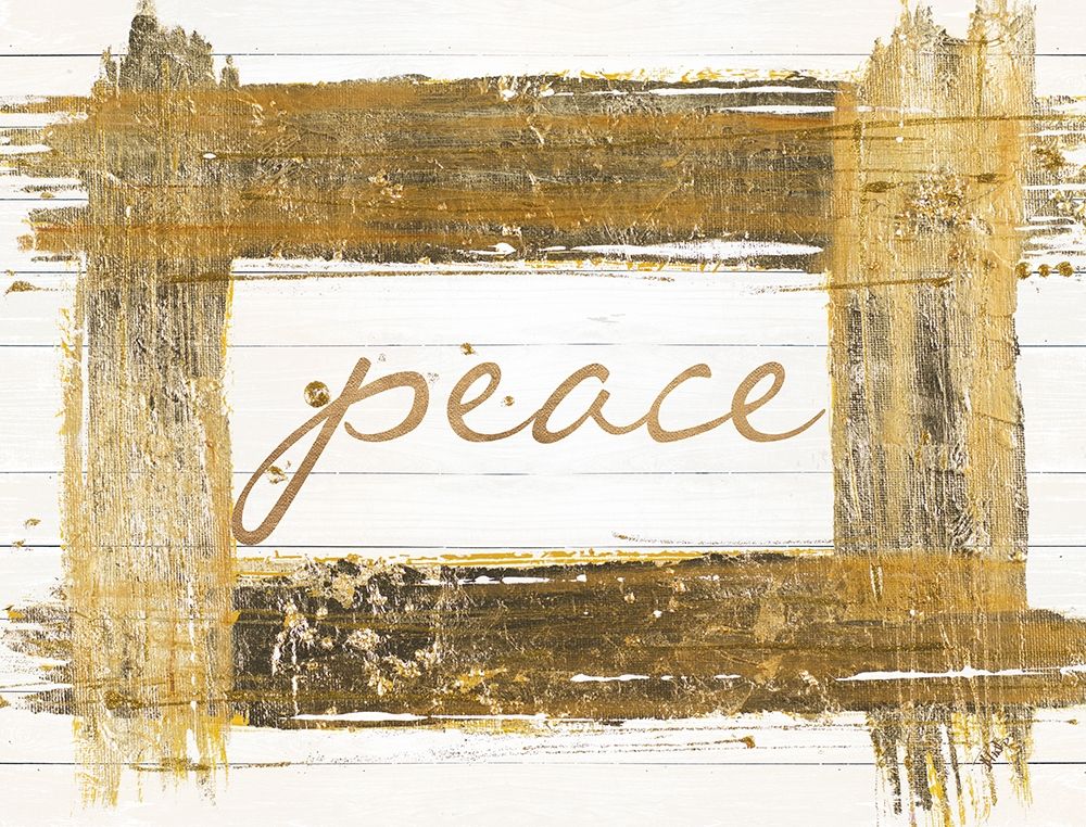 Gold Peace art print by Patricia Pinto for $57.95 CAD