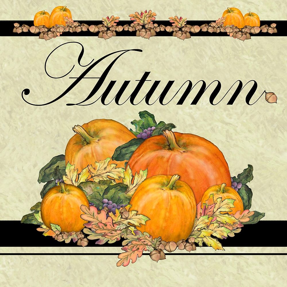 Autumn Pumpkins art print by Diannart for $57.95 CAD