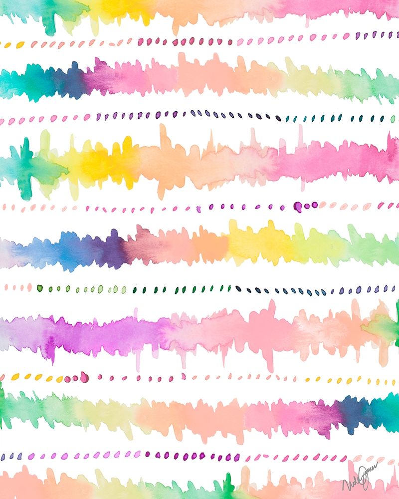 Colorful Bands I art print by Nola James for $57.95 CAD