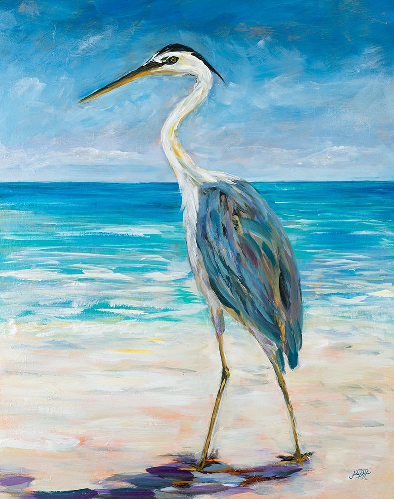 Egret Beach art print by Julie DeRice for $57.95 CAD