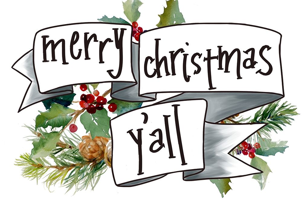 Merry Christmas Yall art print by Lanie Loreth for $57.95 CAD