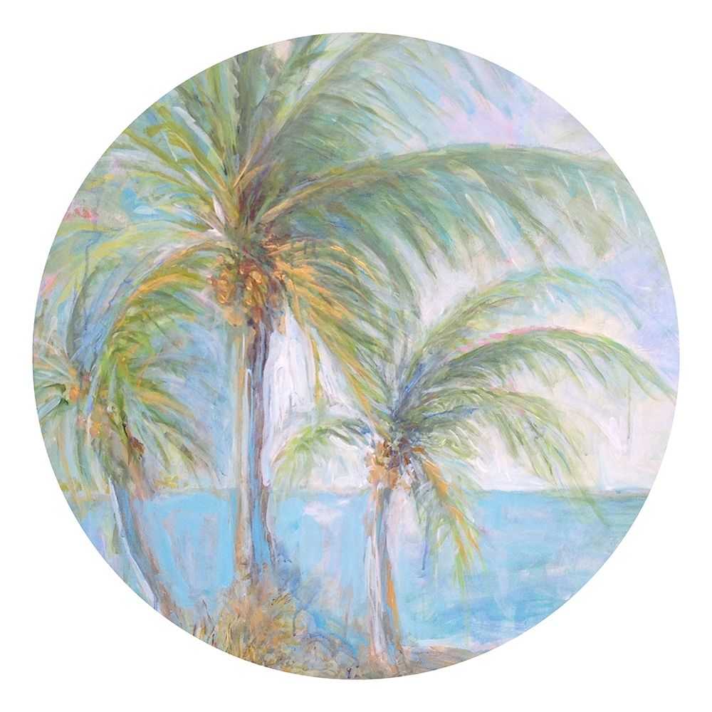 Tropical Winds Circle art print by Diannart for $57.95 CAD