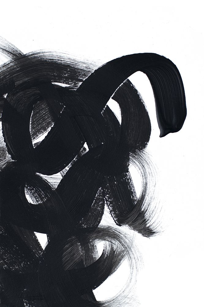 Noir Strokes III art print by Gina Ritter for $57.95 CAD