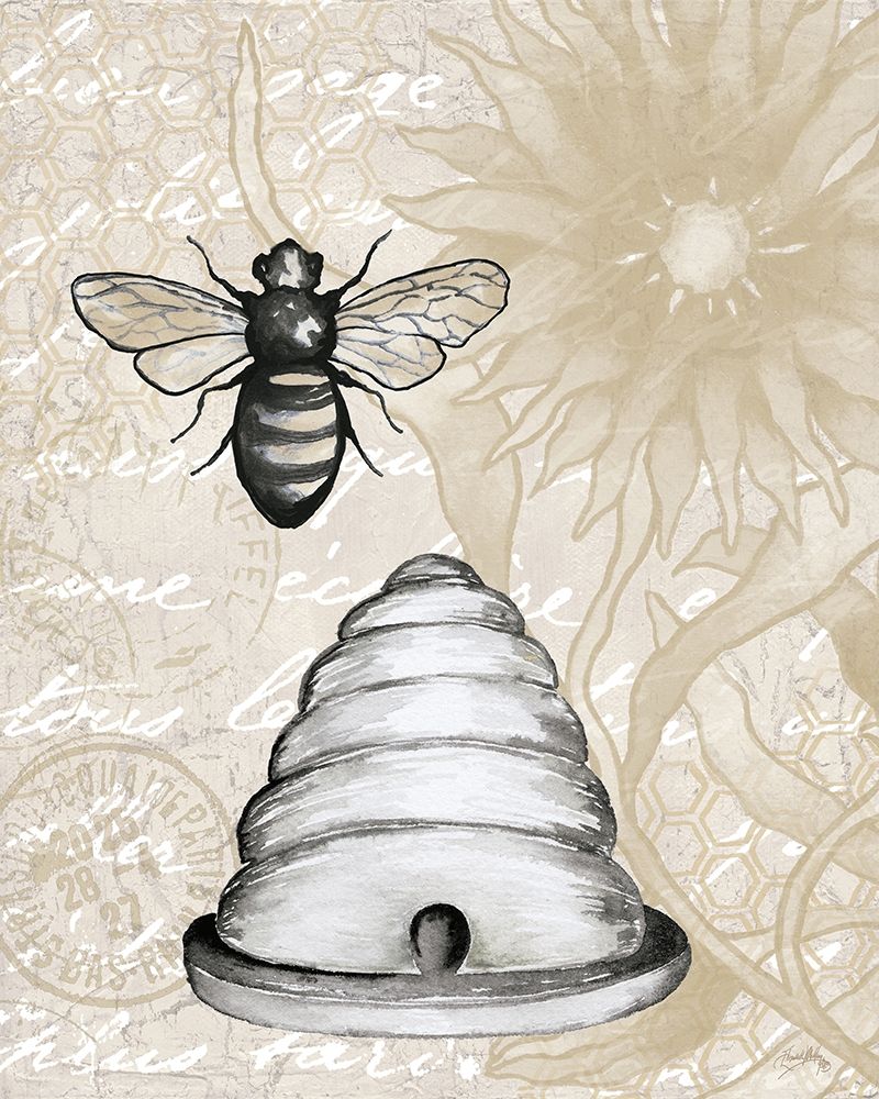 Bee Hives I art print by Elizabeth Medley for $57.95 CAD