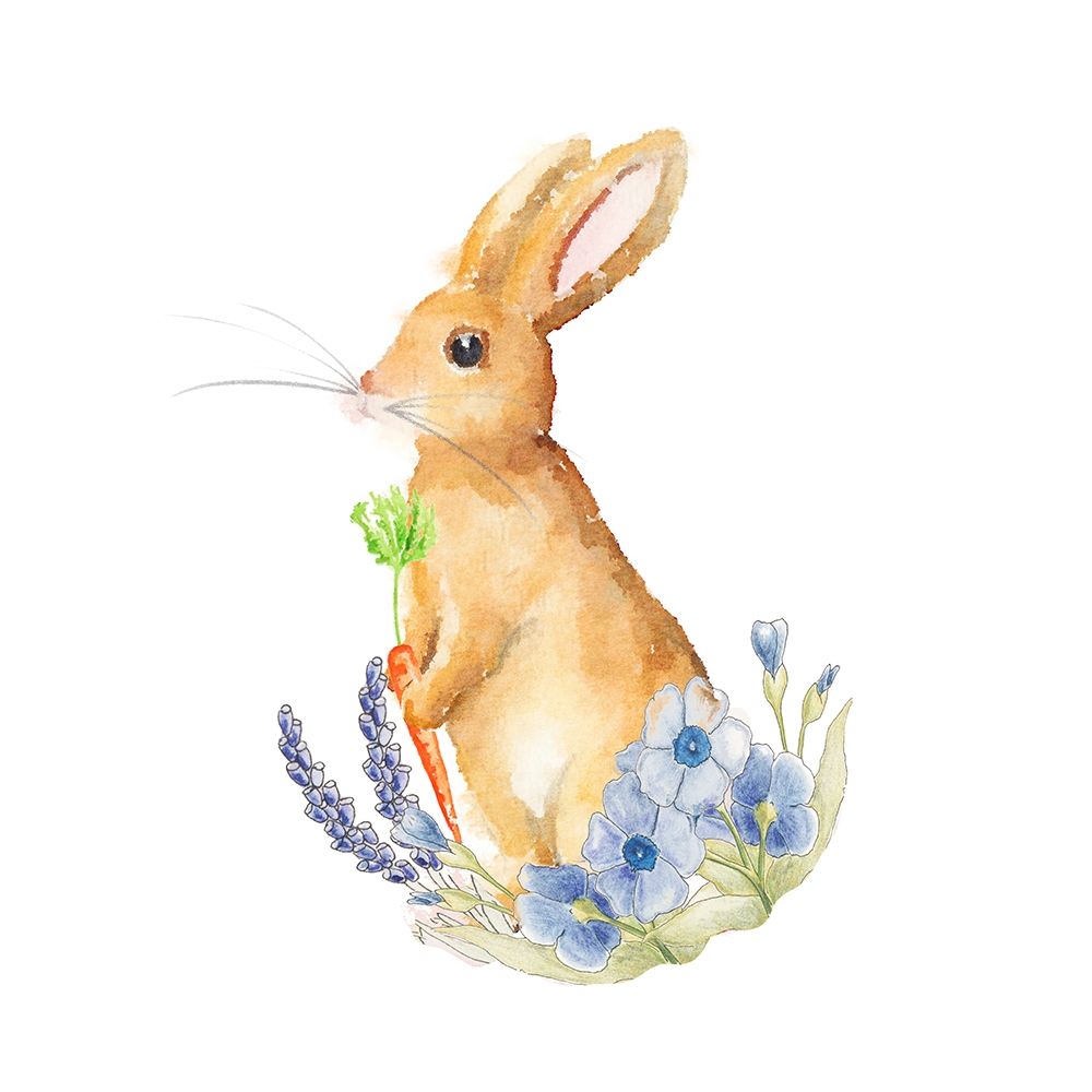 Spring Bunny I art print by Andi Metz for $57.95 CAD