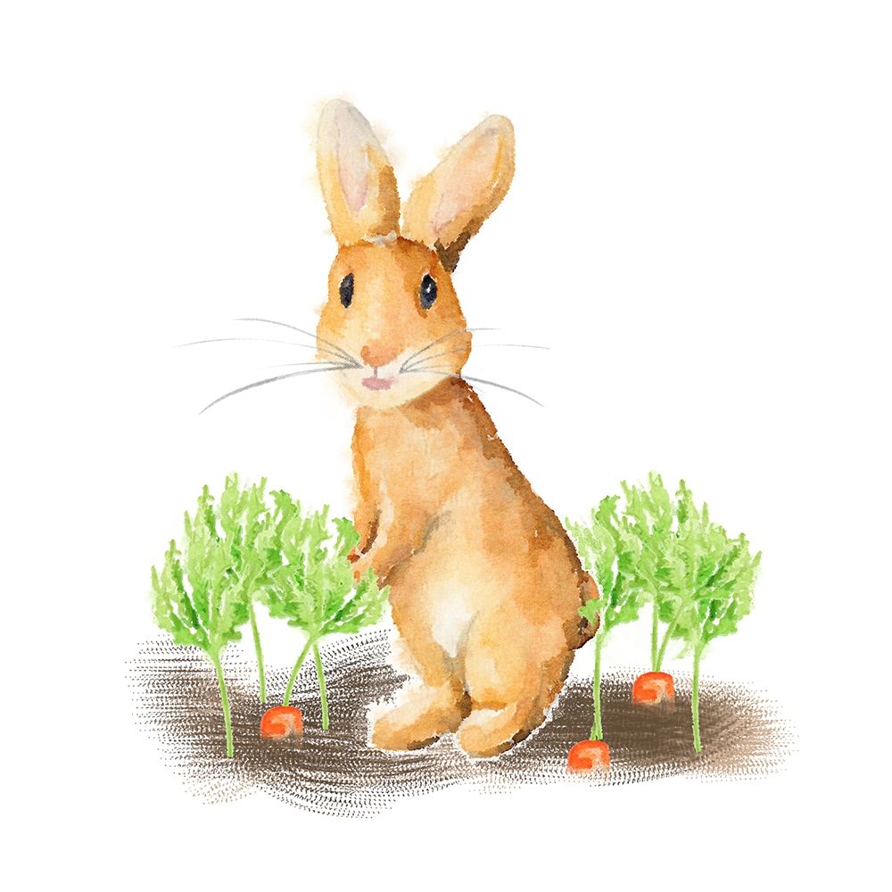 Spring Bunny IV art print by Andi Metz for $57.95 CAD