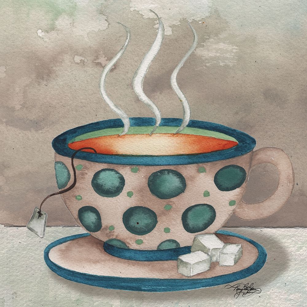 Steaming Tea art print by Mary Beth Baker for $57.95 CAD