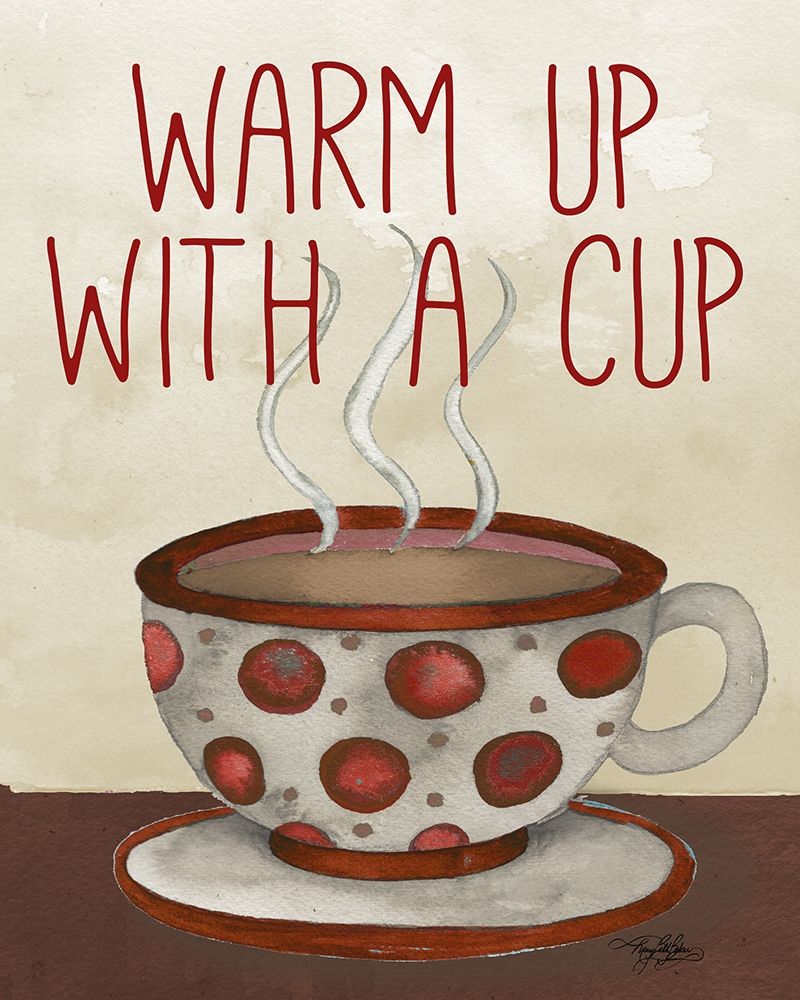Warm Up A Cup art print by Mary Beth Baker for $57.95 CAD