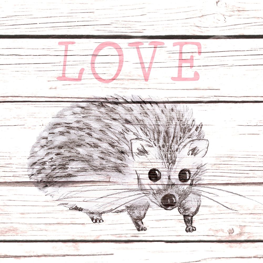 Hedgehog Love art print by Andi Metz for $57.95 CAD