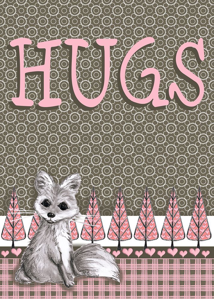 Fox Hugs art print by Andi Metz for $57.95 CAD
