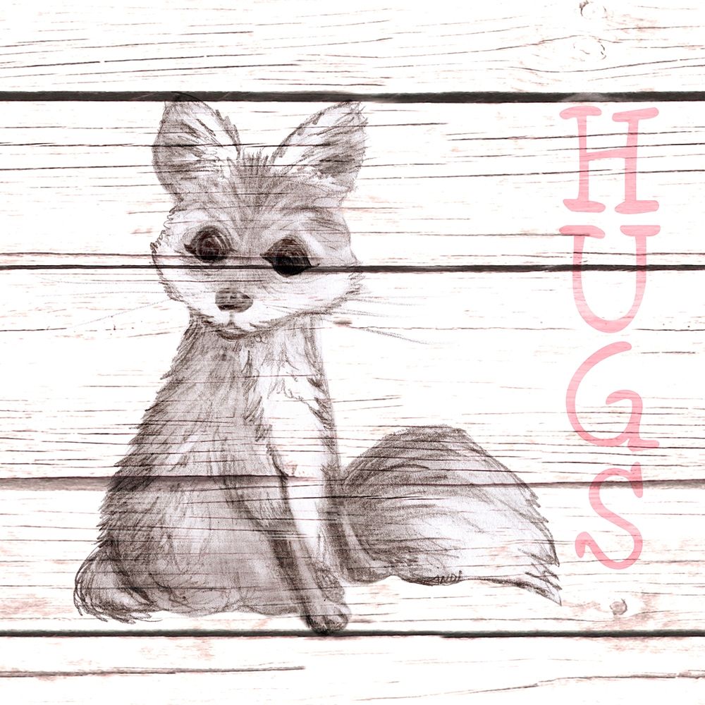 Fox Hugs art print by Andi Metz for $57.95 CAD