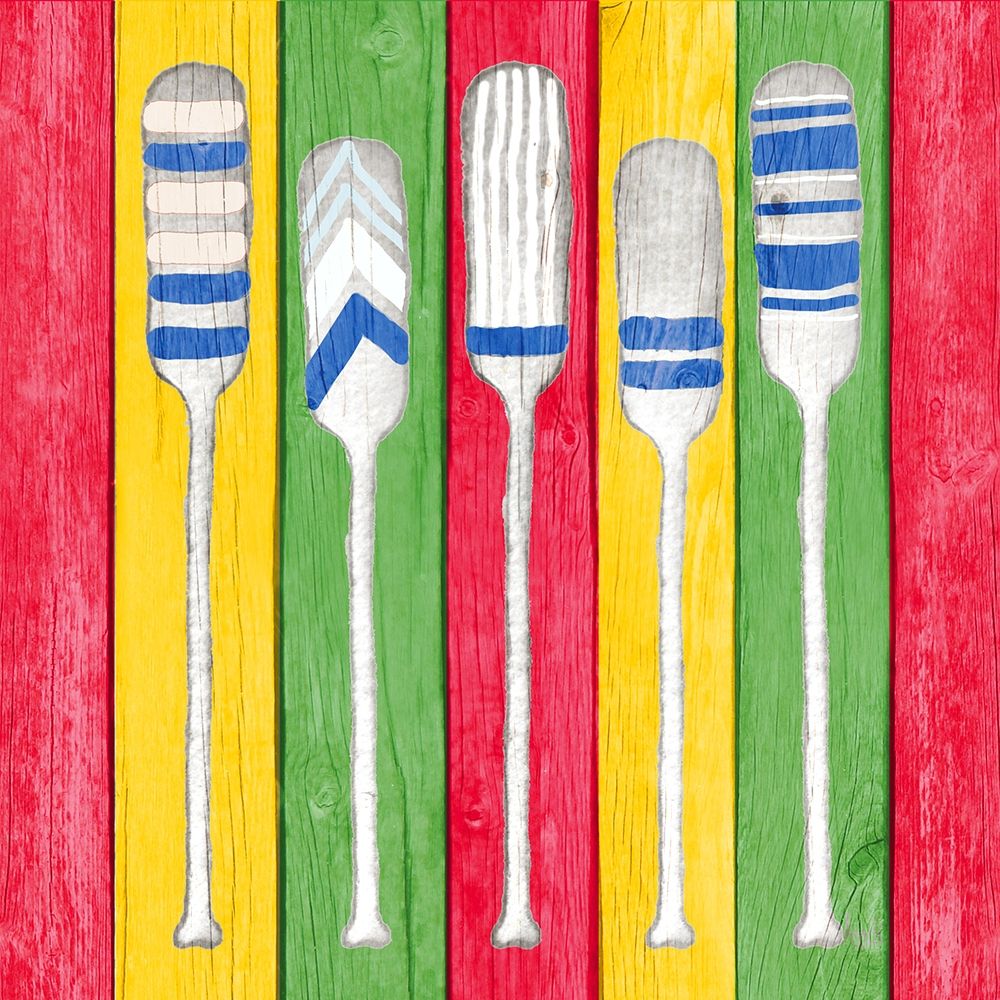 Oars on Tropical Board I art print by Andi Metz for $57.95 CAD