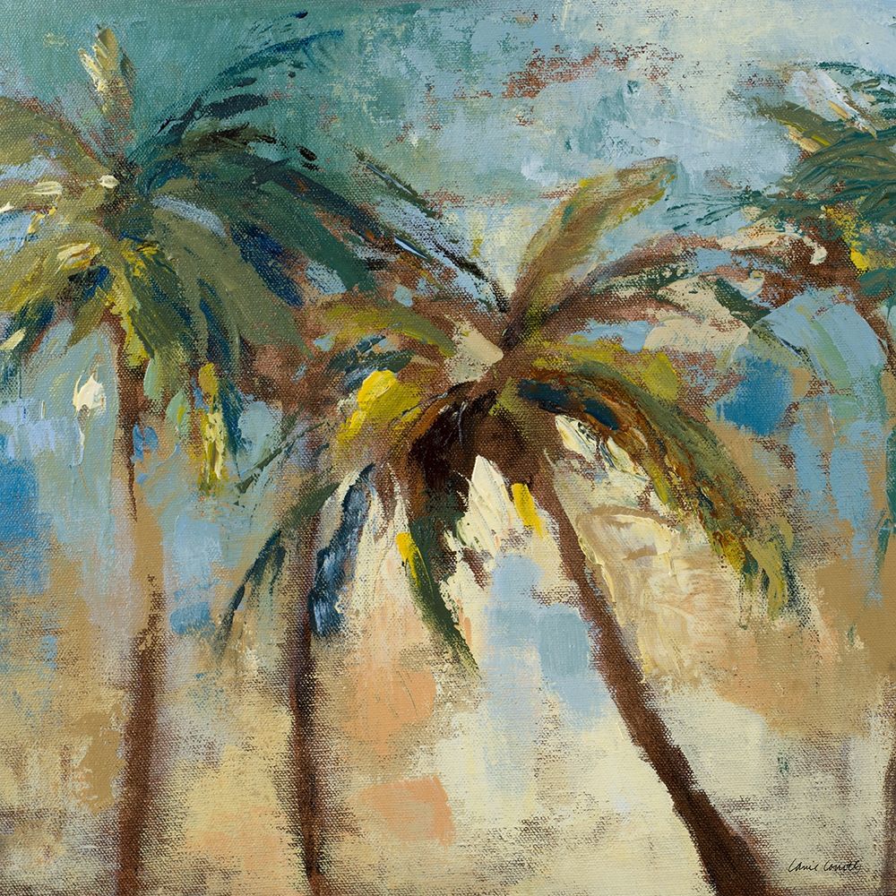 Island Morning Palms Square I art print by Lanie Loreth for $57.95 CAD