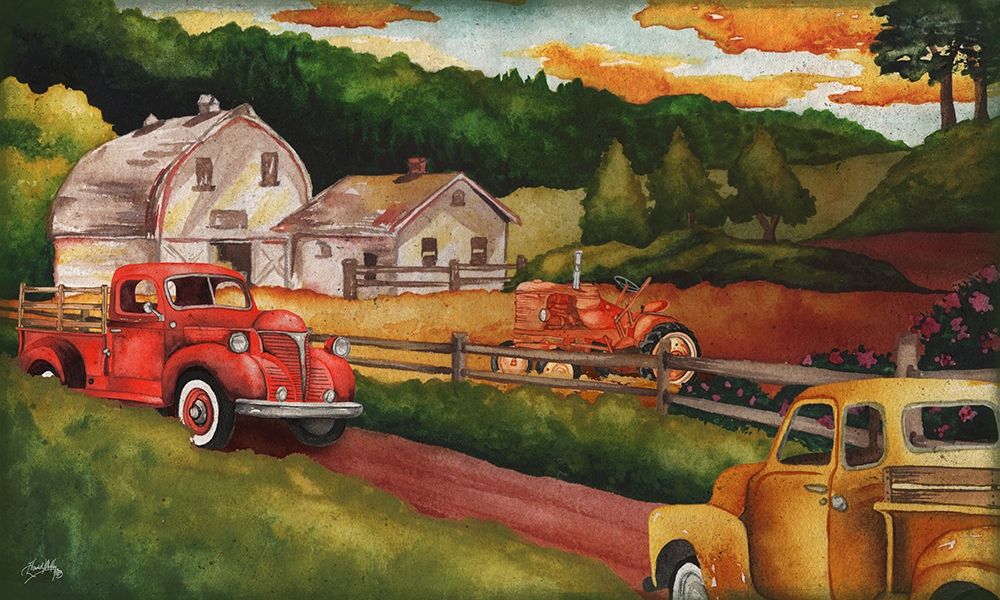 Harvest Time on the Farm art print by Elizabeth Medley for $57.95 CAD