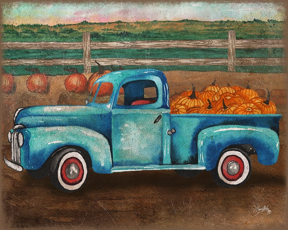 Truck Harvest I art print by Elizabeth Medley for $57.95 CAD