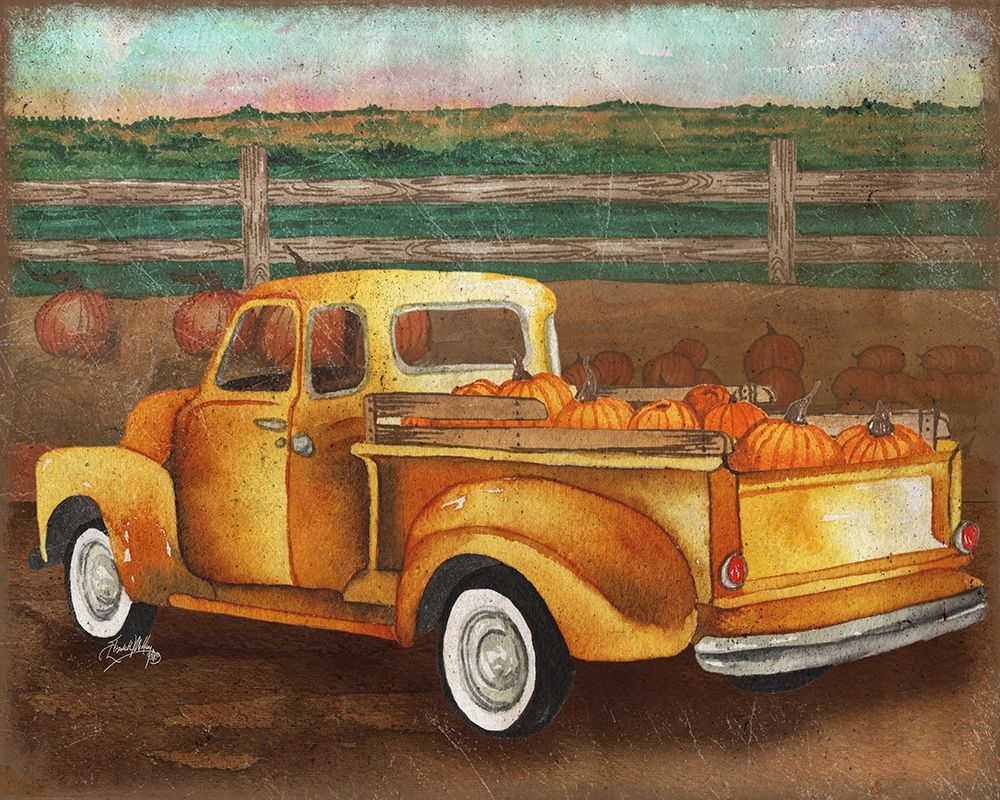 Truck Harvest II art print by Elizabeth Medley for $57.95 CAD