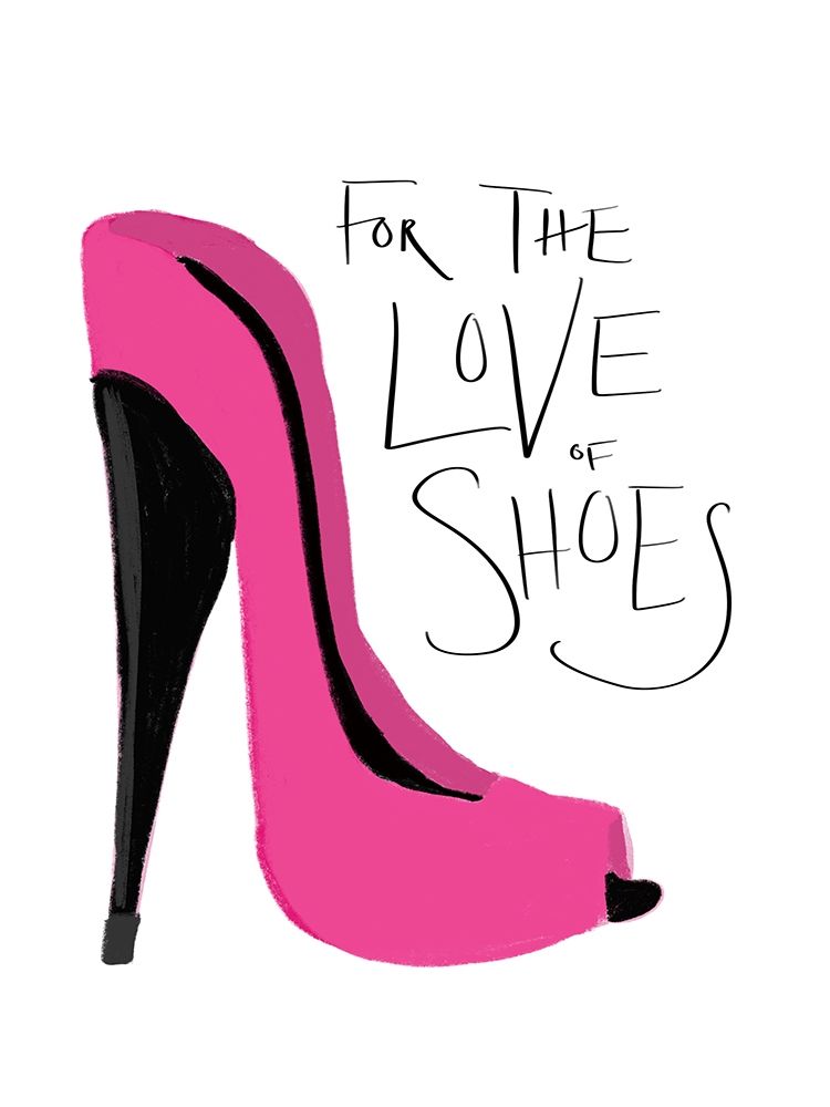 The Love of Shoes art print by SD Graphics Studio for $57.95 CAD