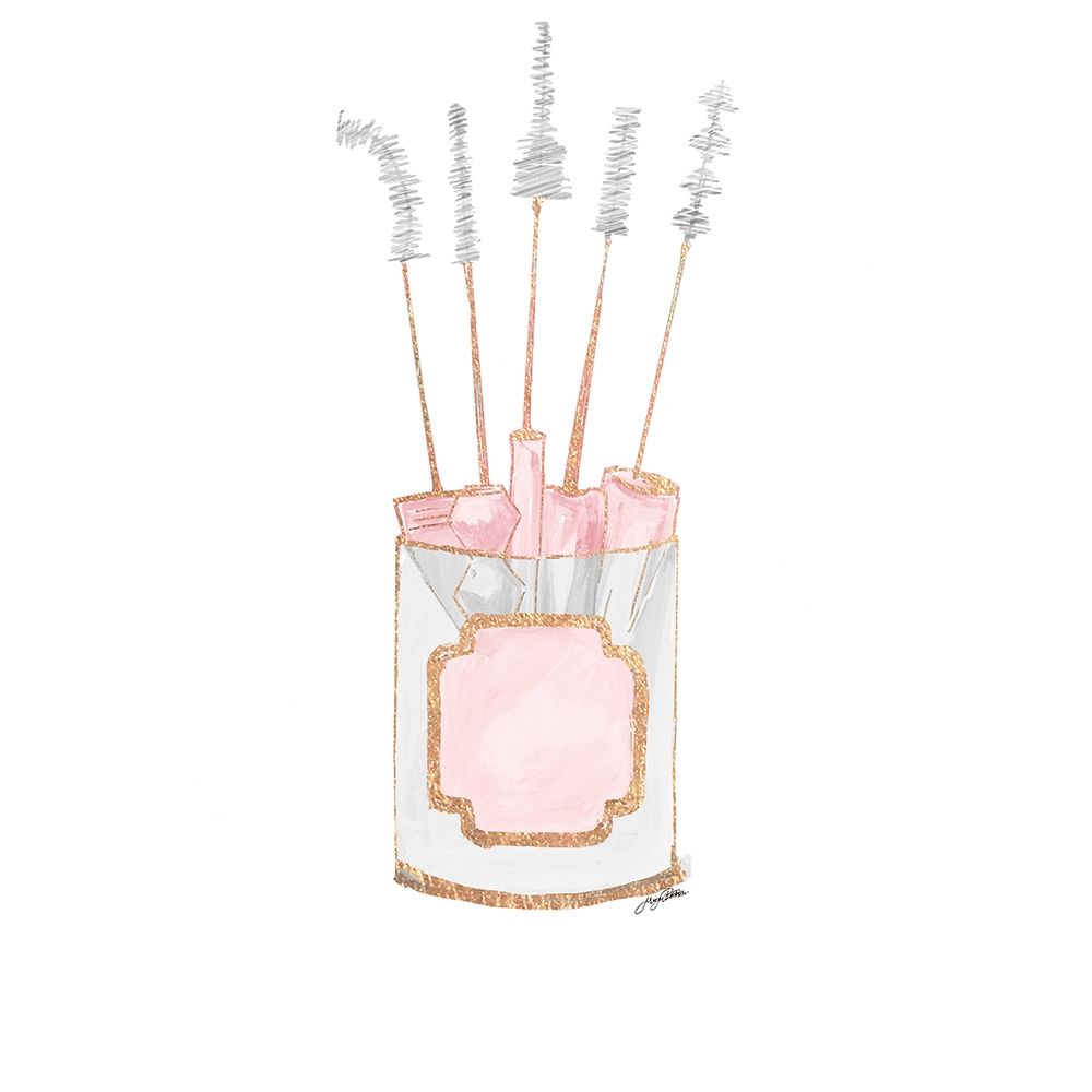 Makeup Brushes II art print by Gina Ritter for $57.95 CAD