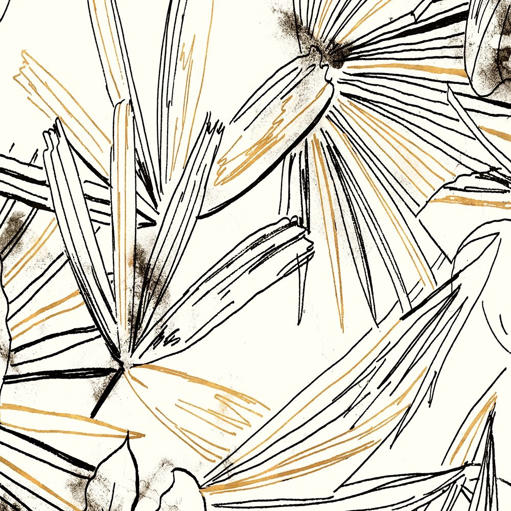 Selva Black And Gold Sketch II art print by Patricia Pinto for $57.95 CAD