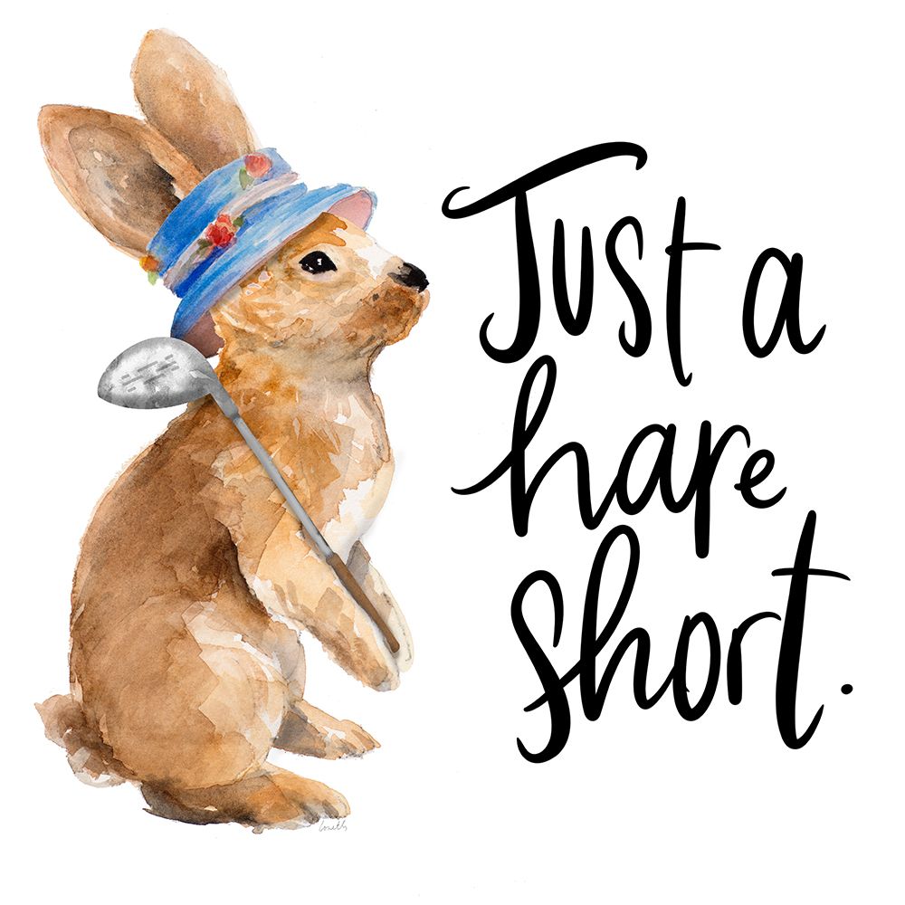Just a Hare Short art print by Lanie Loreth for $57.95 CAD