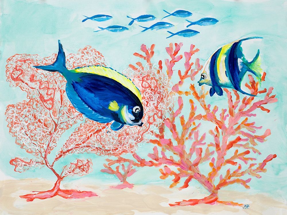Coral Reef I art print by Julie DeRice for $57.95 CAD