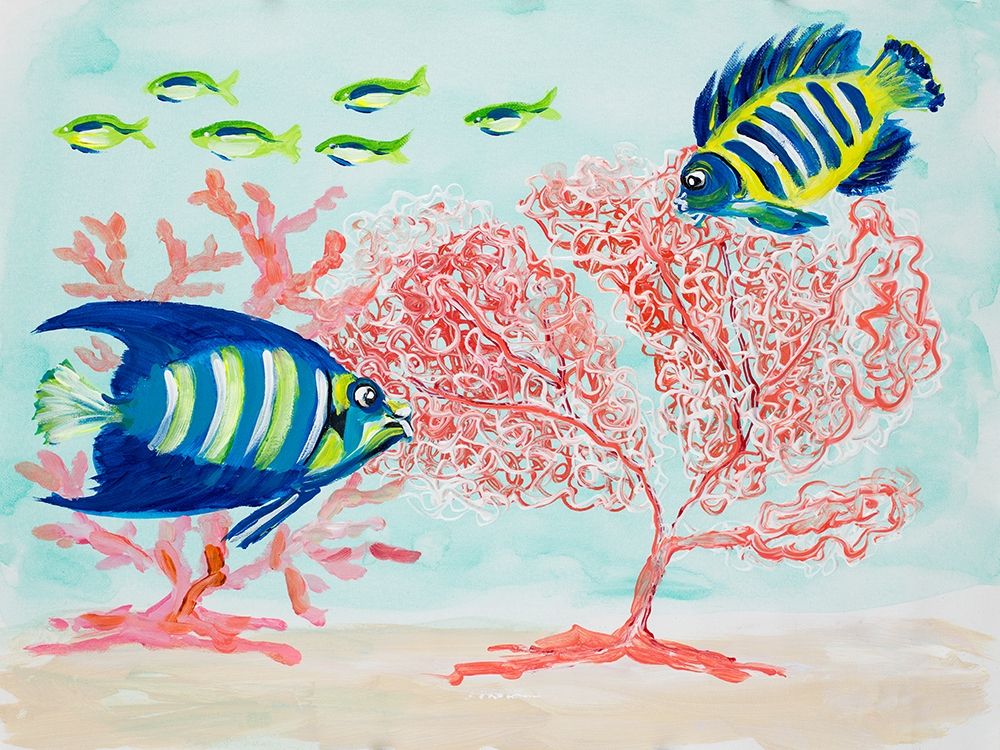 Coral Reef II art print by Julie DeRice for $57.95 CAD