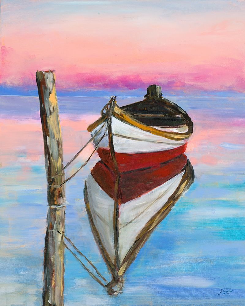 Canoe Reflection art print by Julie DeRice for $57.95 CAD