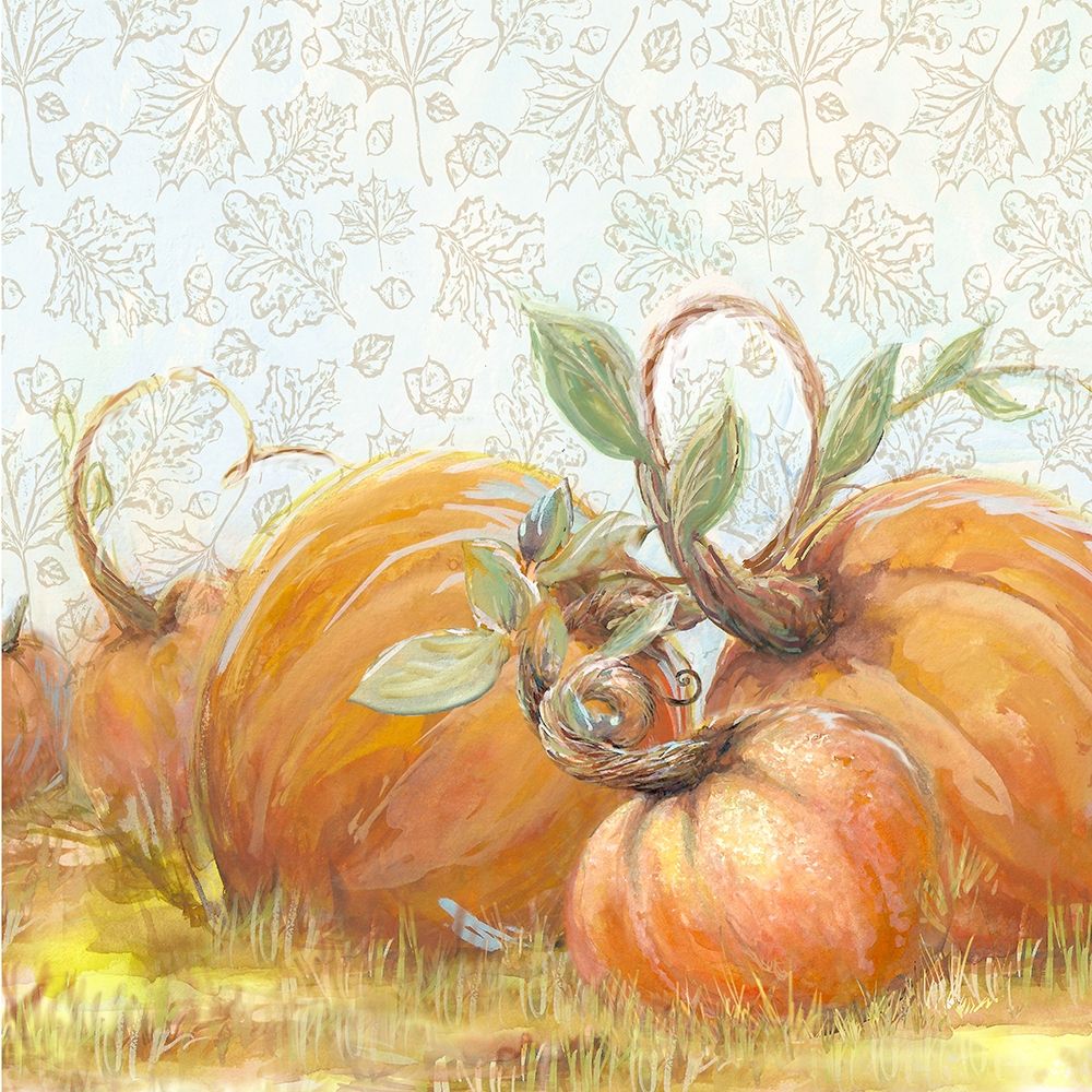 Autumn Pumpkin Patch I art print by Diannart for $57.95 CAD