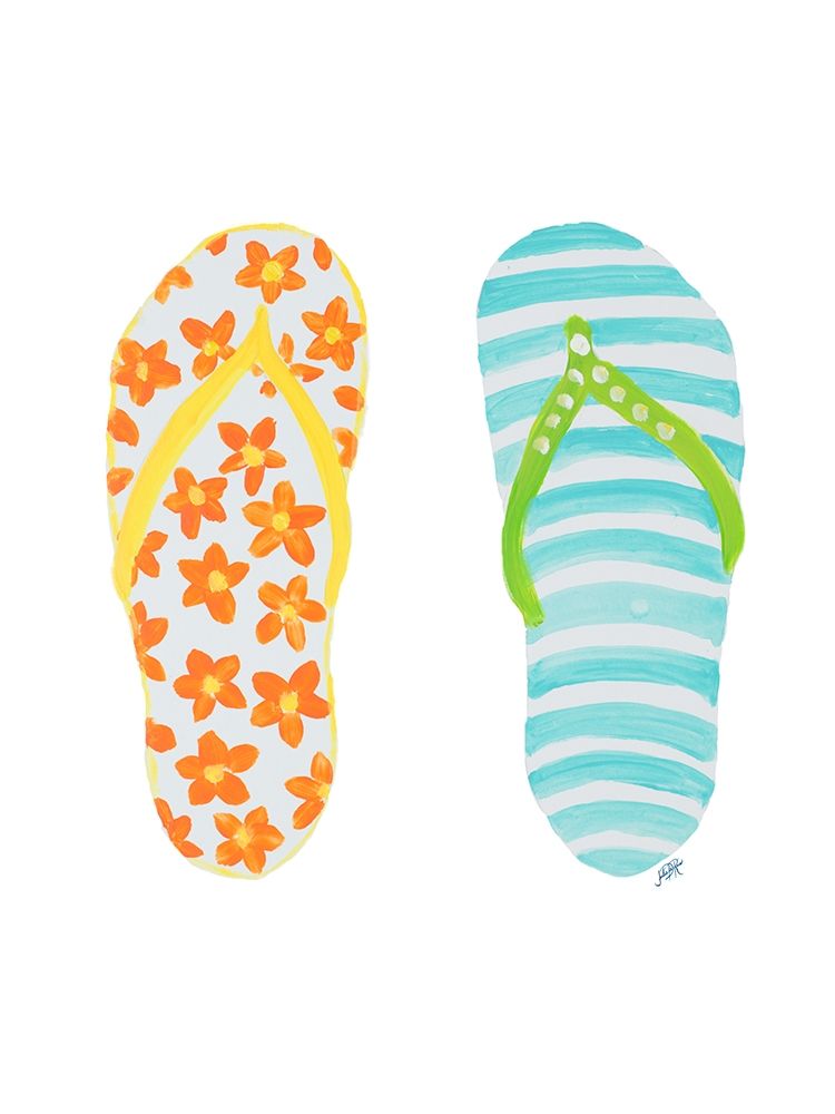 Beach Toes I art print by Julie DeRice for $57.95 CAD