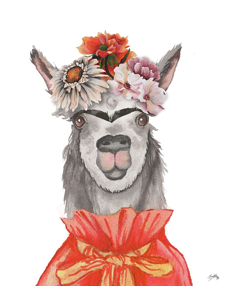 Llamas Findra art print by Elizabeth Medley for $57.95 CAD