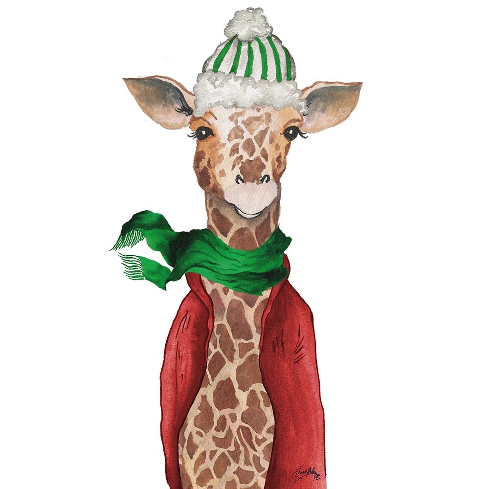 Fashion Forward Giraffe art print by Elizabeth Medley for $57.95 CAD