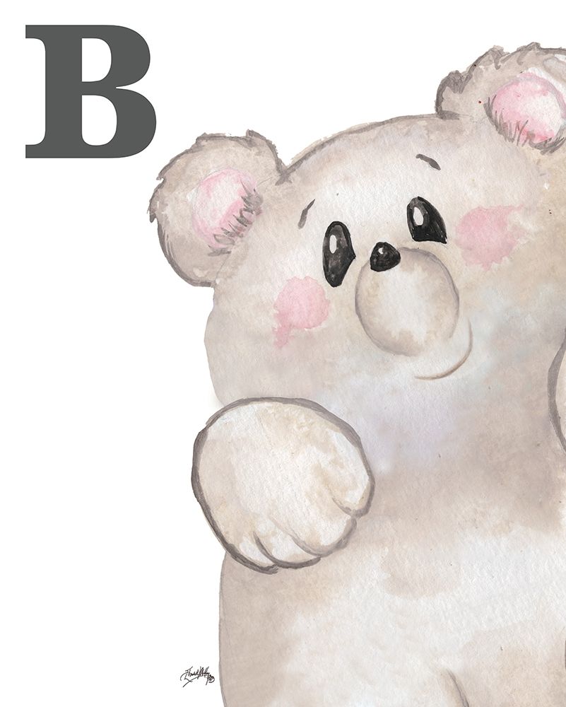 B is for Bear art print by Elizabeth Medley for $57.95 CAD