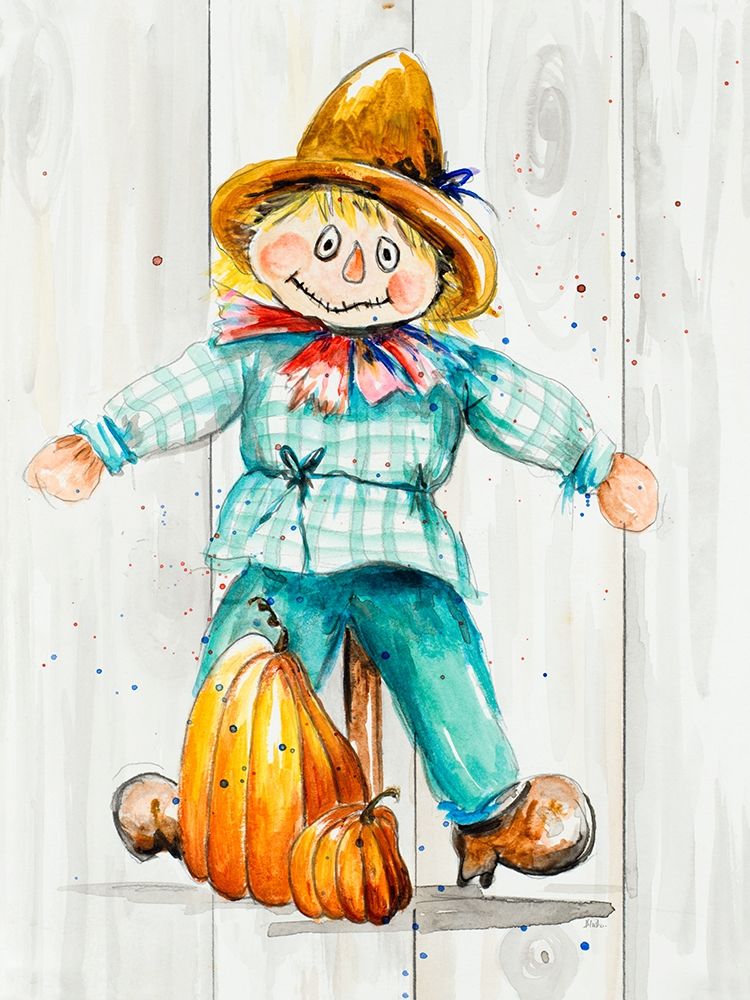 Scarecrow art print by Patricia Pinto for $57.95 CAD