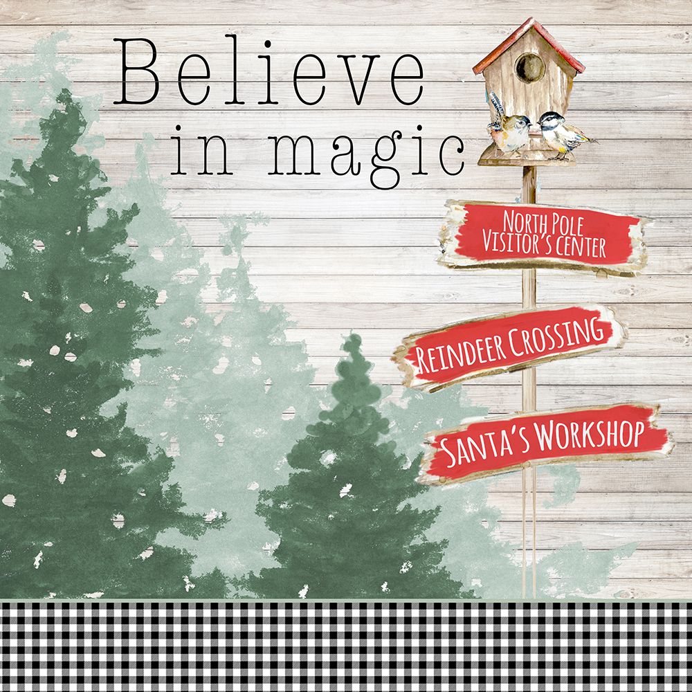 Believe in Holiday Magic I art print by Patricia Pinto for $57.95 CAD